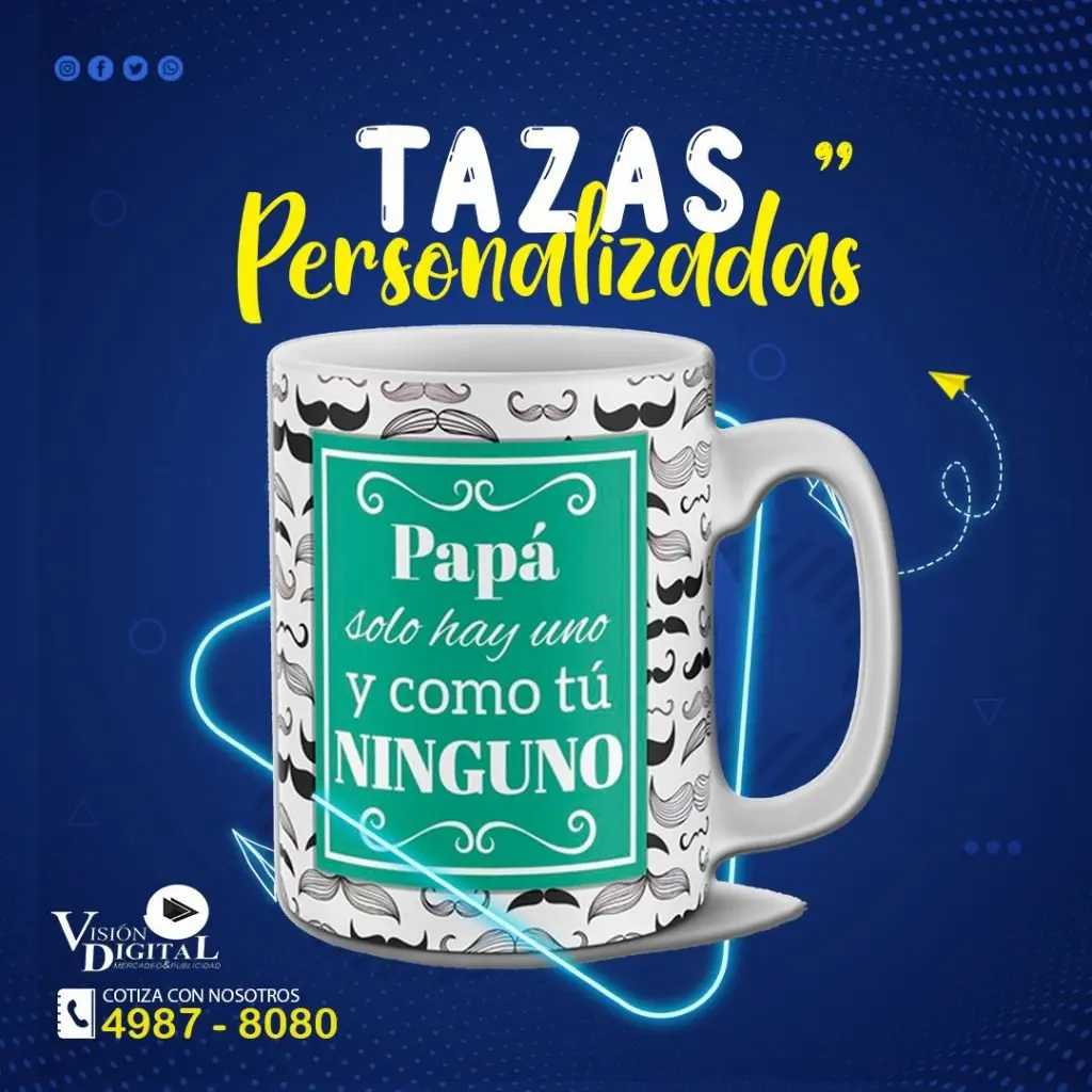 Tazas personalizadas. 